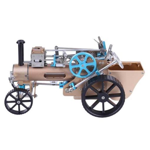 Voiture à vapeur miniature complète en kit - Maquette technique motorisée de 350 pièces